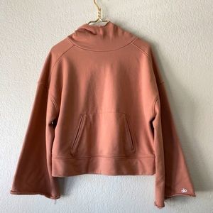 Alo Yoga Cropped Loung Hoodie
 Size: M